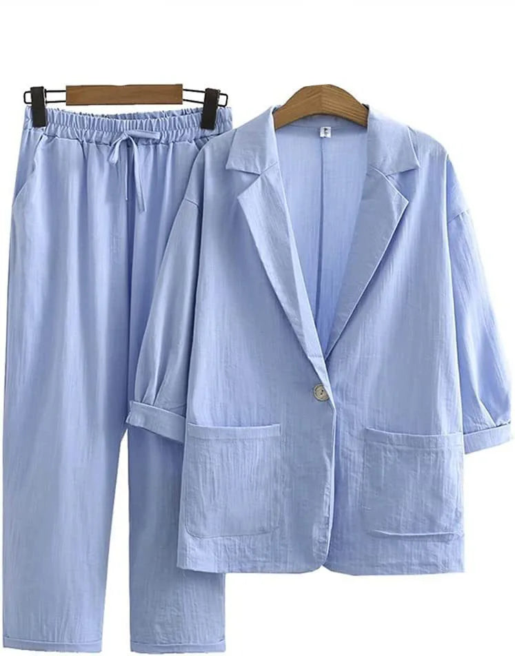 Maya Linen Matching Set