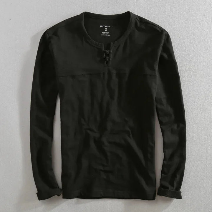 Carsen Long Sleeve Henley Shirt