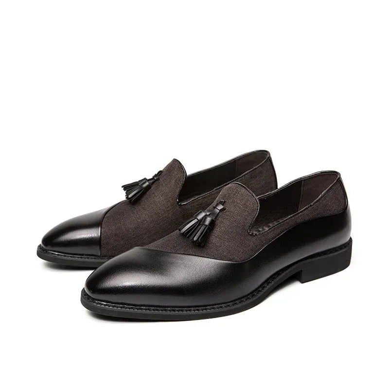 Barret Tassel Leather Loafers