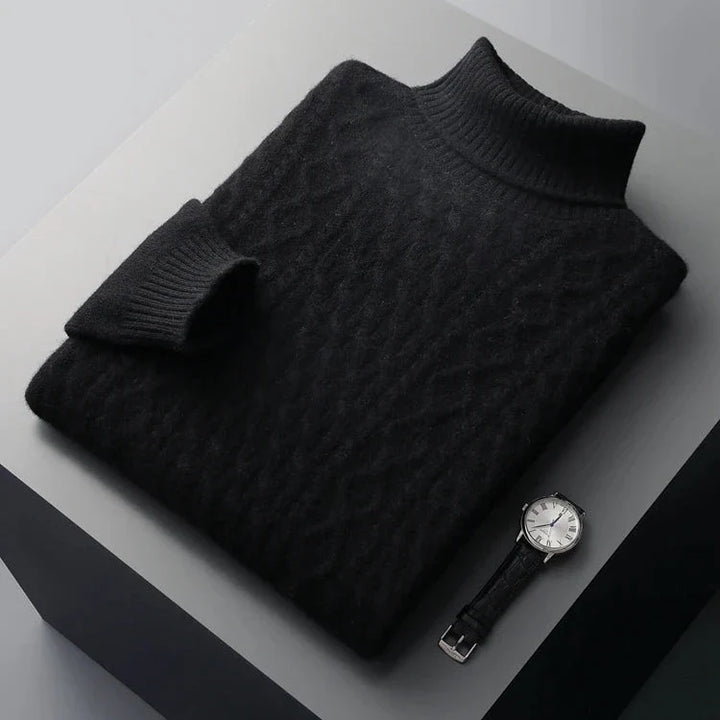 Marcello Men's Merino Wool Turtleneck