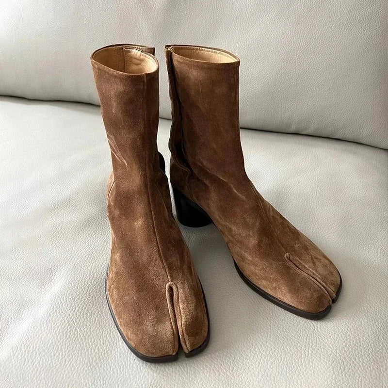 Women's Split-Toe Tabi Ankle Boots