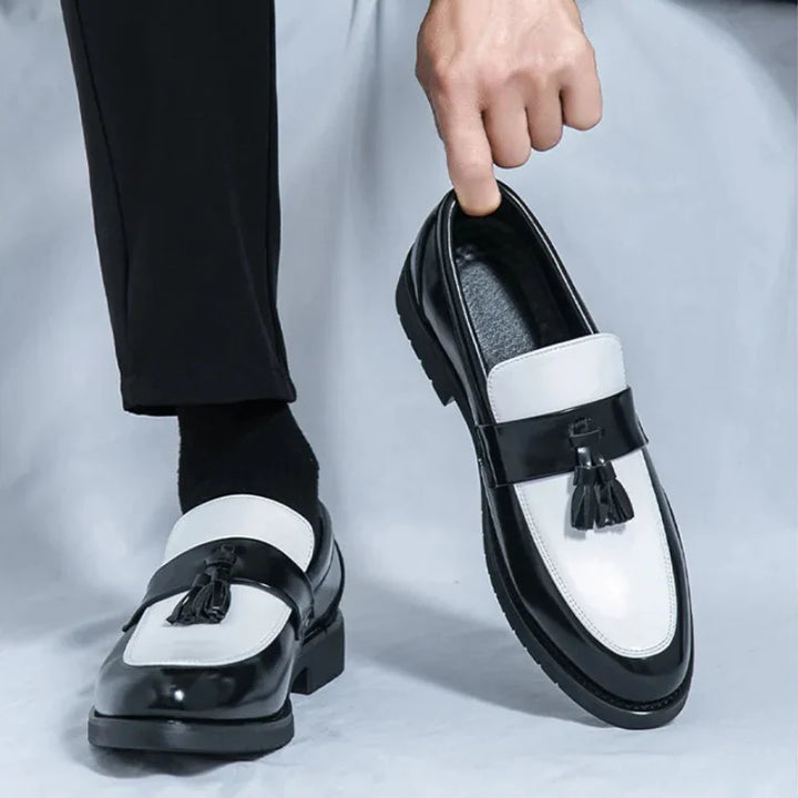 Lucero Leather Tassel Loafers