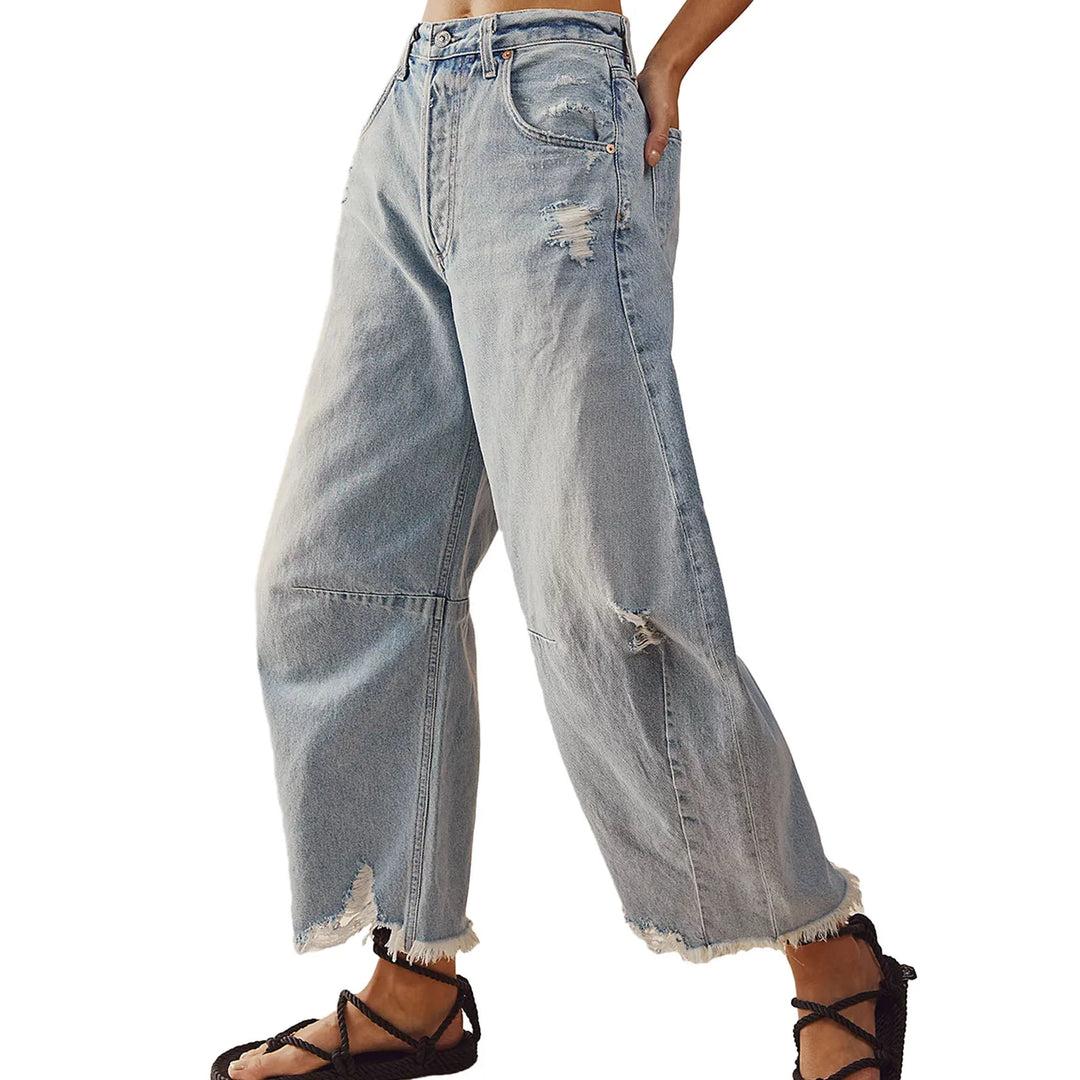 Zafira Wide Leg Boyfriend Jeans