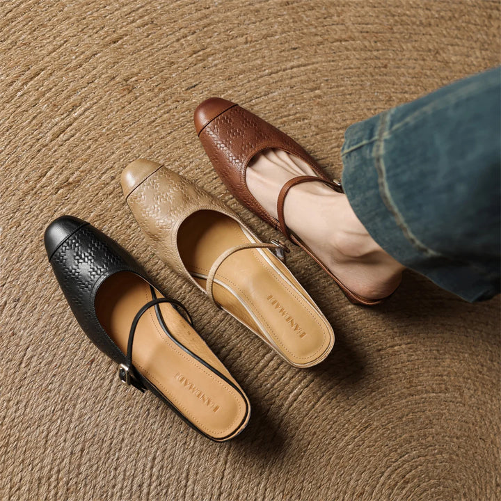 Milani Genuine Leather Mules