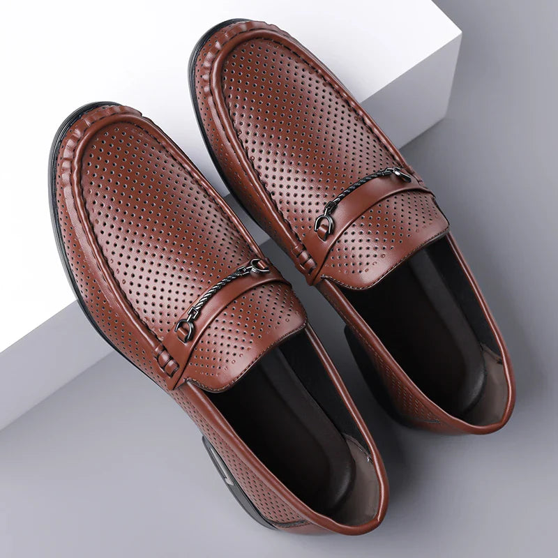 Carlos Italian Leather Dress Loafers