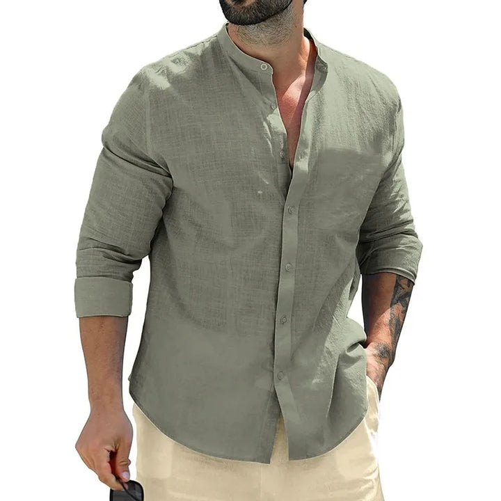 Corvani Henley Breeze Shirt