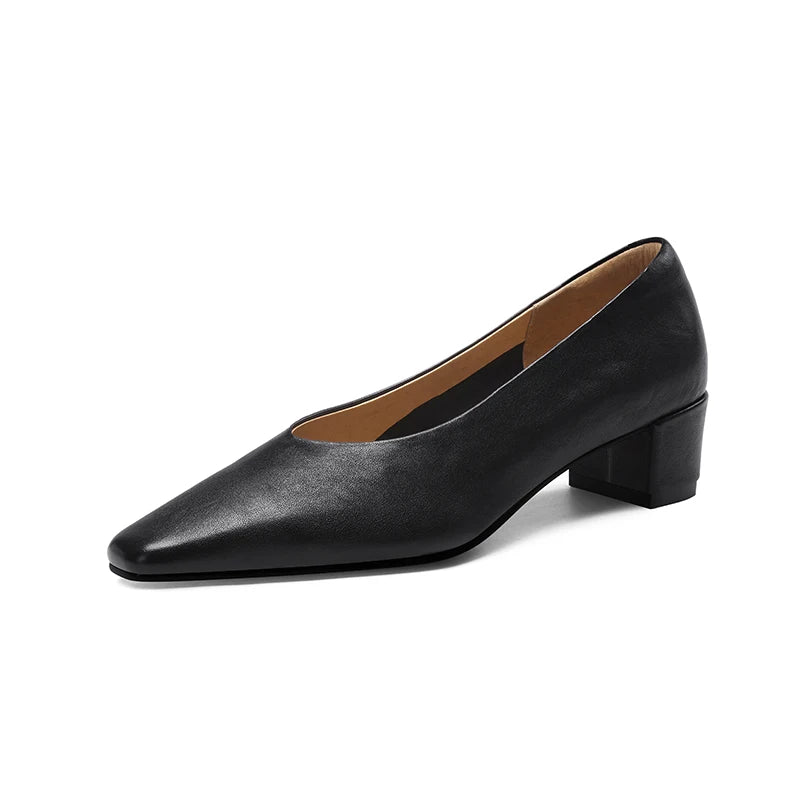 Alvina Leather Pumps