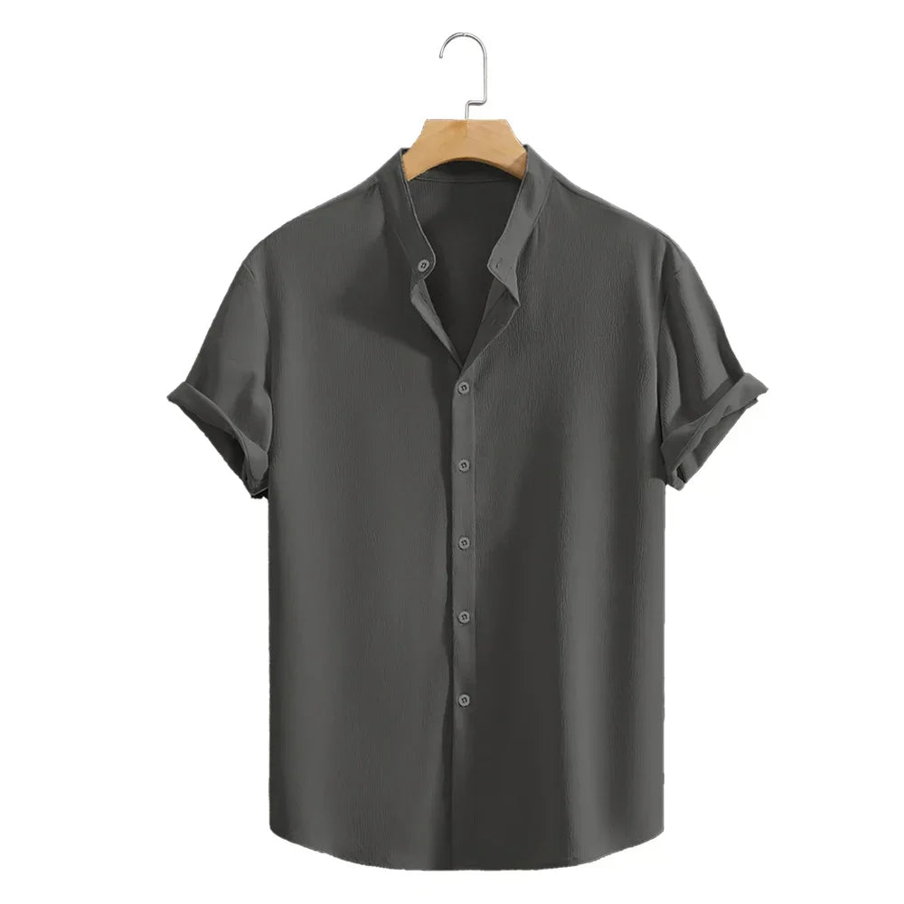 Hafford Henley Linen Shirt