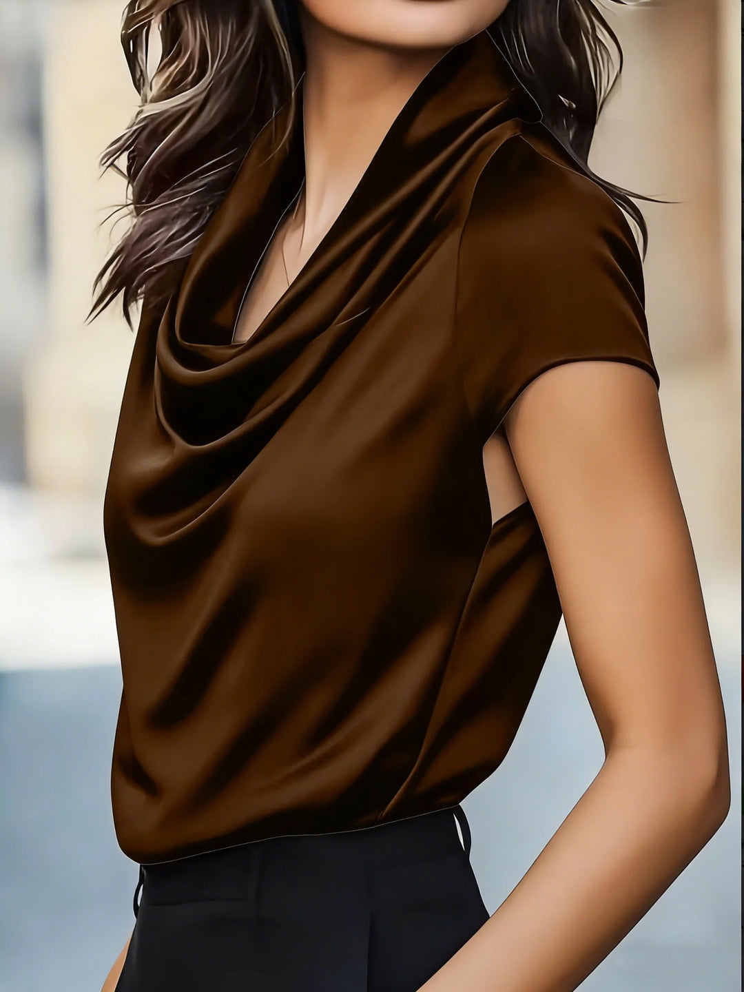 Margaux Satin Blouse