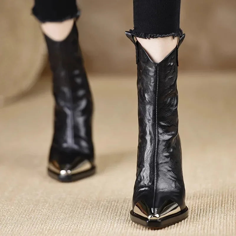 Sofia Women's Leather Ankle Boots