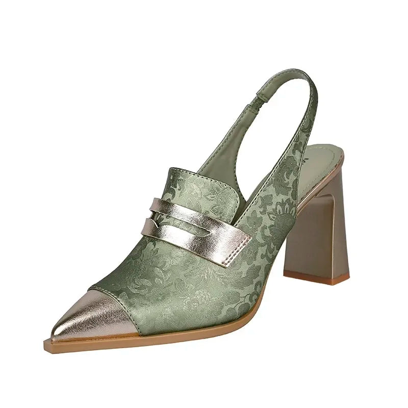 Aurelia Petal Block Pumps