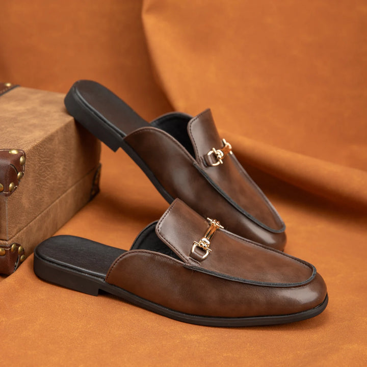 Jefferson Genuine Leather Summer Mules