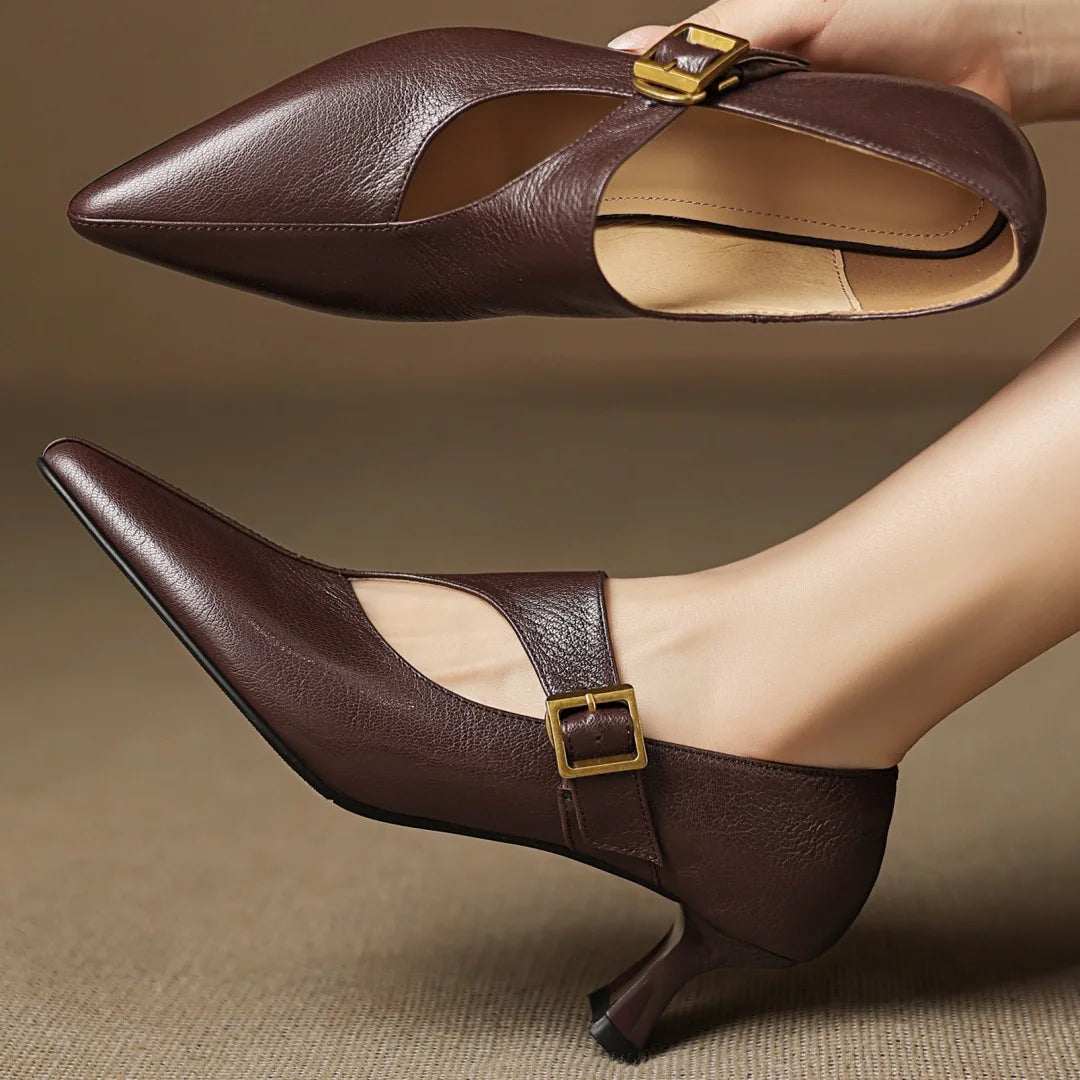 Juniper Leather Dress Pumps