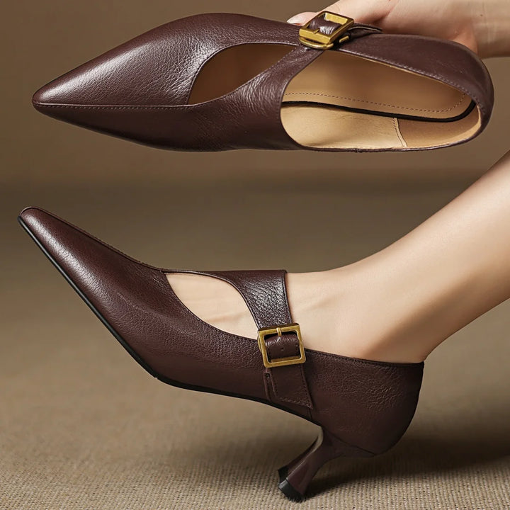 Juniper Leather Dress Pumps