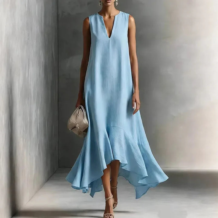 Liora V Neck Flowy Sundress