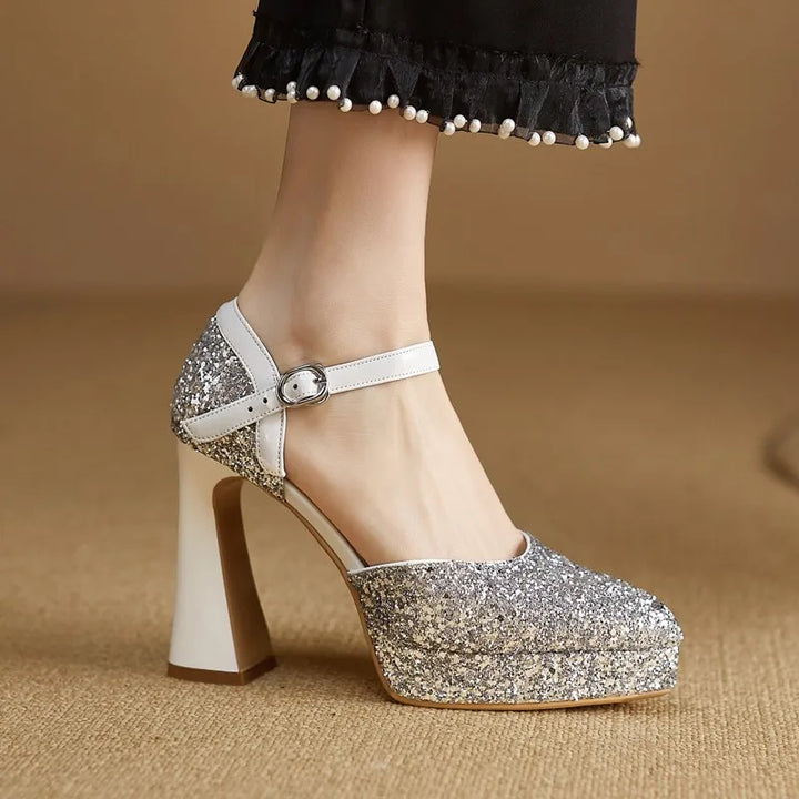 Vivienne Sparkle Platform Pumps