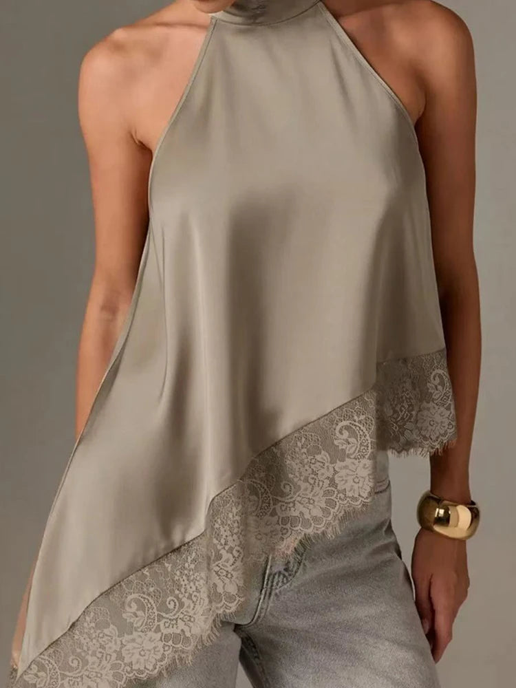 Marinda Summer Top Halter Neck