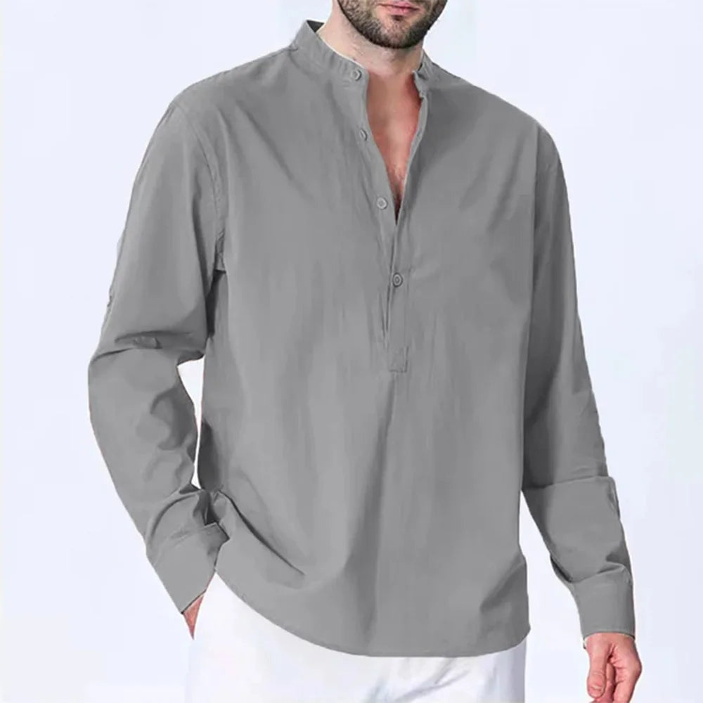 Ashford Henley Long Sleeve Shirt