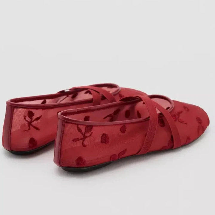 Alvina Floral Ballet Flats