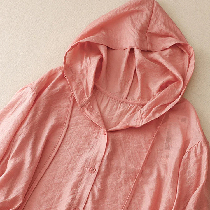 Juniper Sunscreen Linen Hoodie