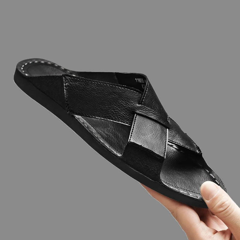 Fabiano Leather Beach Sandals