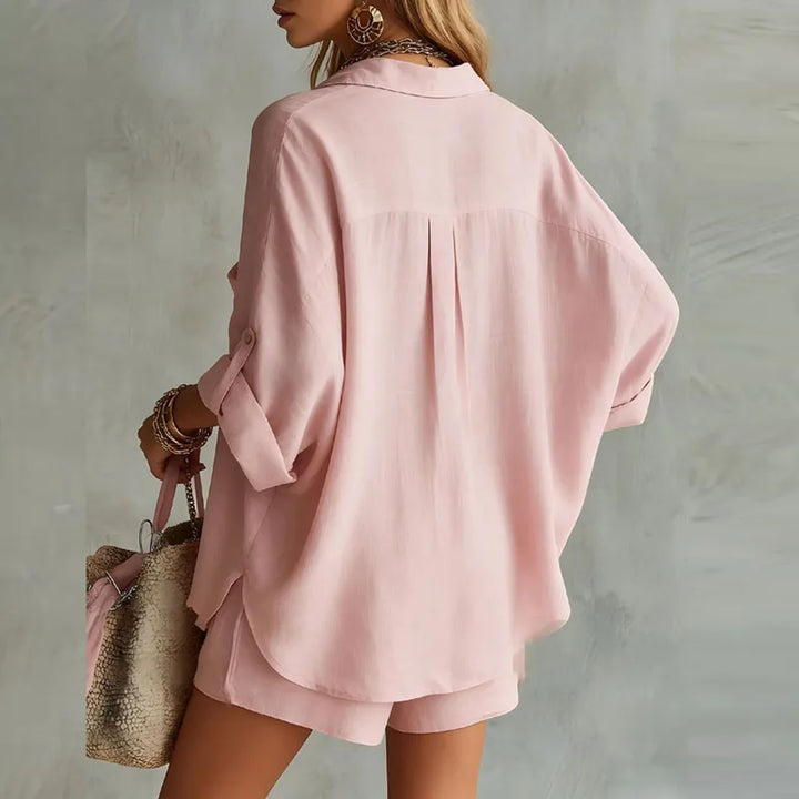 Julia Summer Linen Matching Set