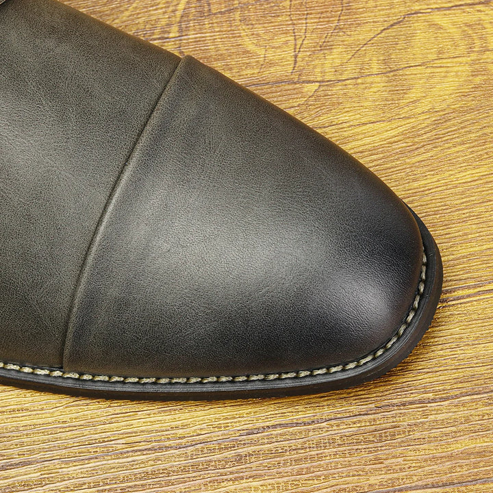 Henderson Zipper Leather Boots