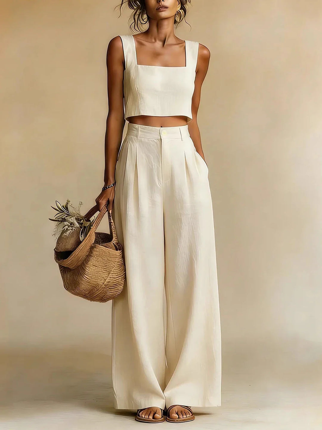 Cassidy Palazzo Pants Set