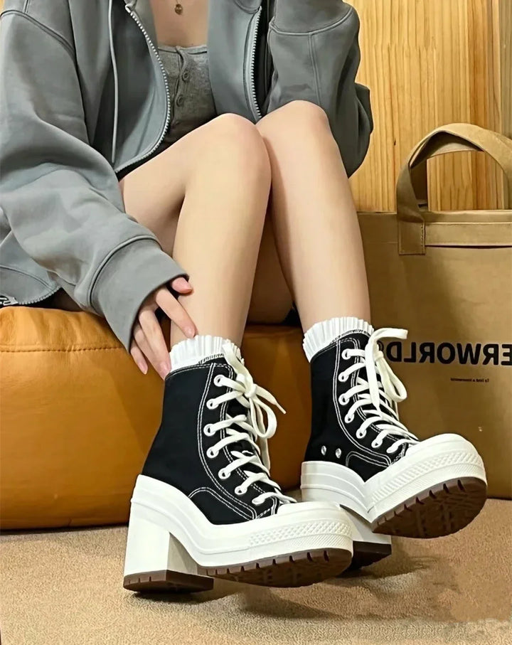 Rebecca Women's Rise Canvas Sneakers
