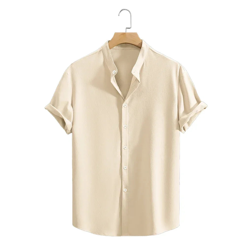 Hafford Henley Linen Shirt