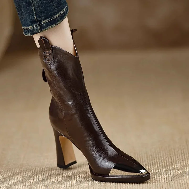 Sofia Women's Leather Ankle Boots