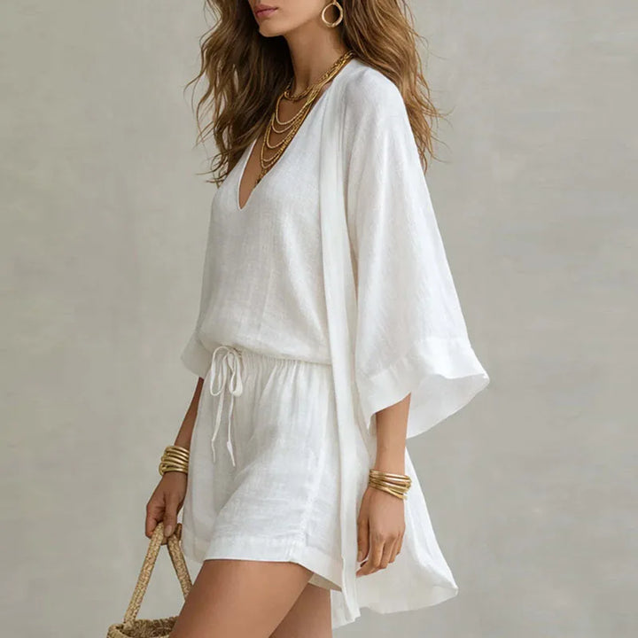 Mia Linen 3 Piece Co-ord Set