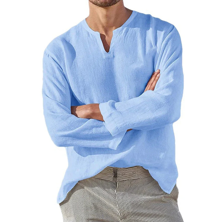 Shoreline Linen Long Sleeve Shirt