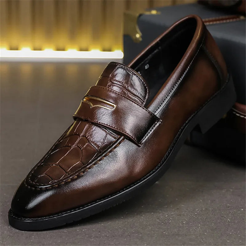 Camden Penny Leather Wedding Shoes