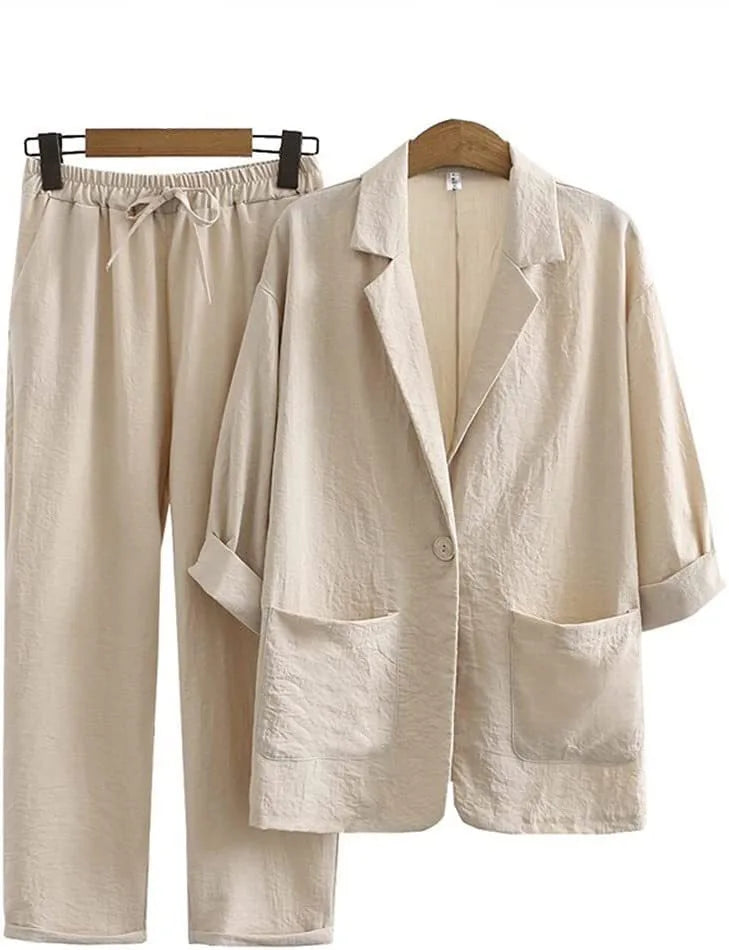 Maya Linen Matching Set