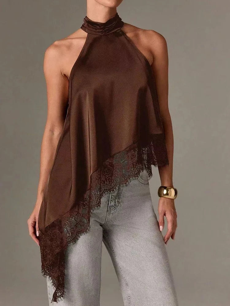 Marinda Summer Top Halter Neck