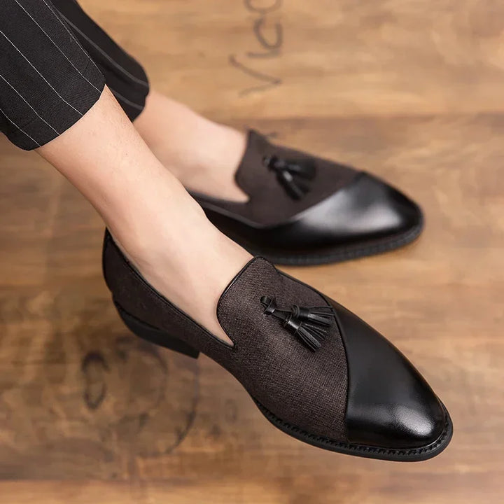 Barret Tassel Leather Loafers