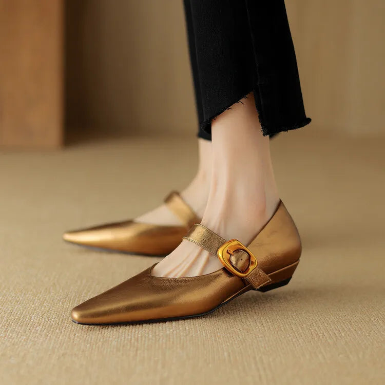 Louise Leather Pumps