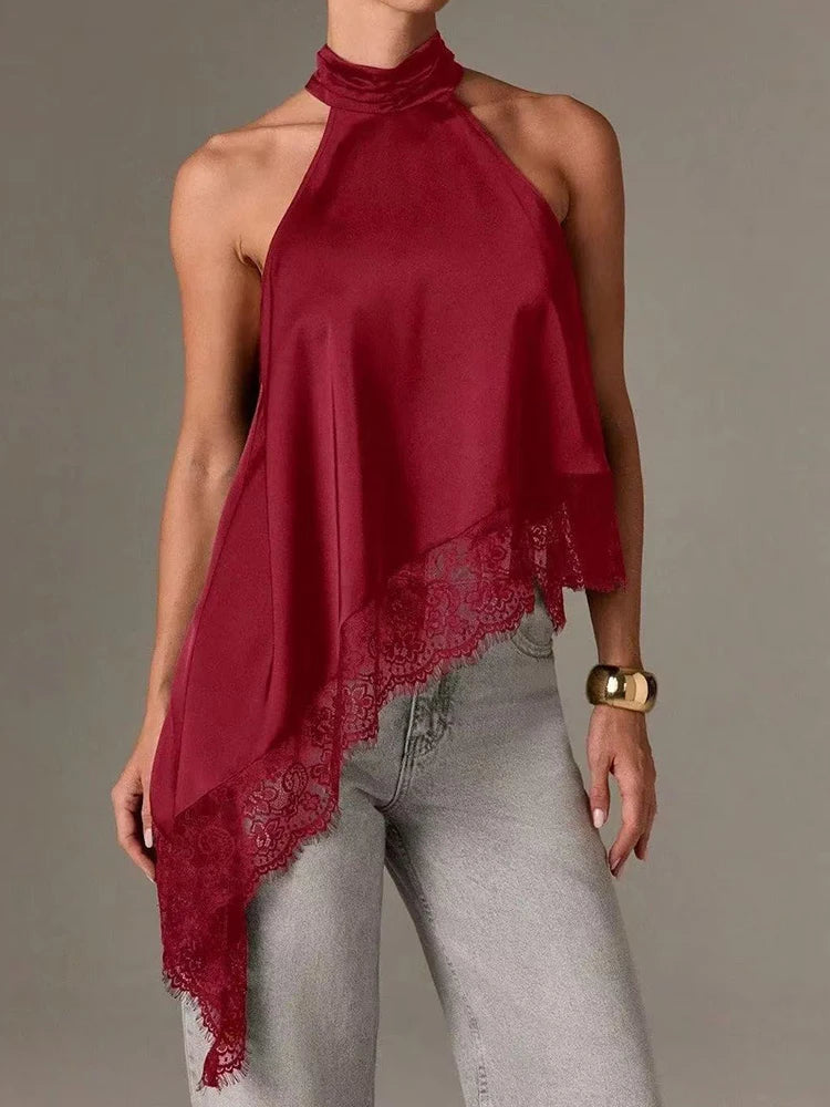 Marinda Summer Top Halter Neck