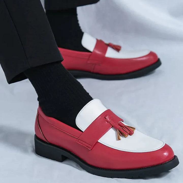 Lucero Leather Tassel Loafers