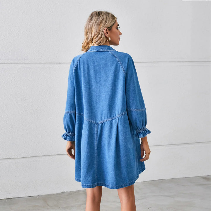 Liora Oversized Denim Shirt Dress