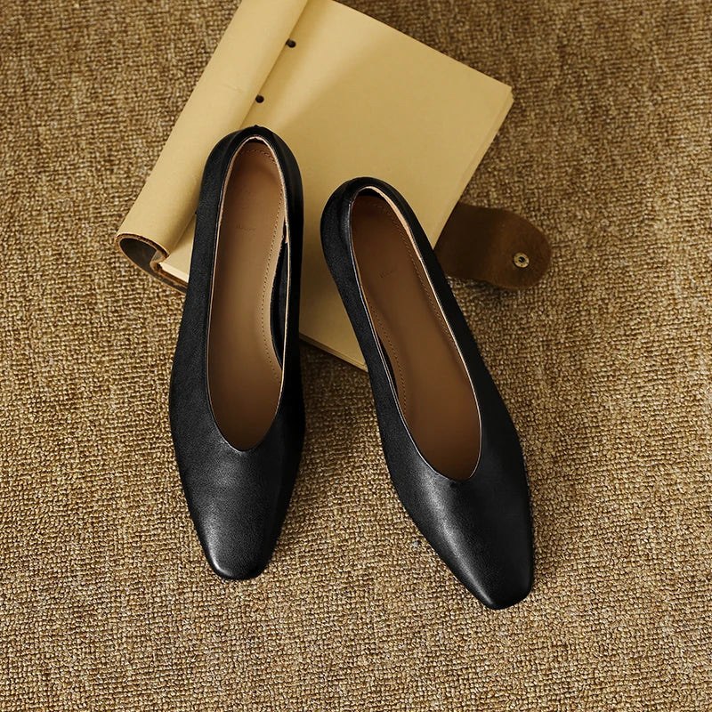 Alvina Leather Pumps