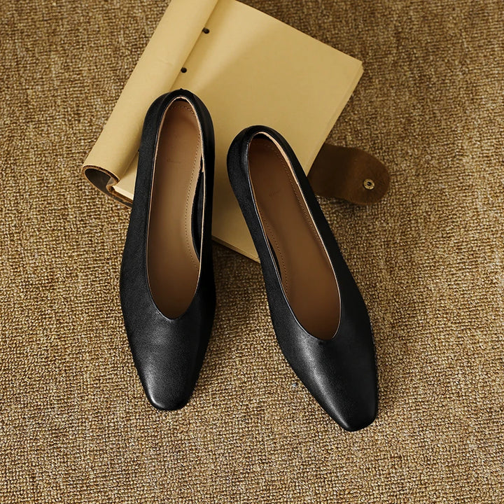 Alvina Leather Pumps
