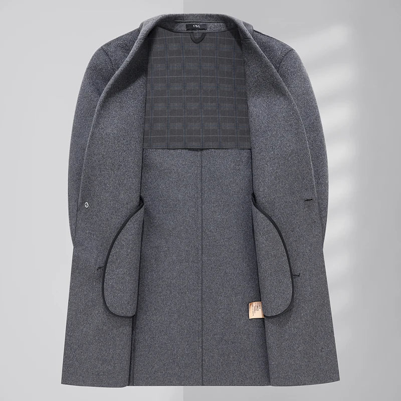 Alpine Men's Pure Wool Overcoat