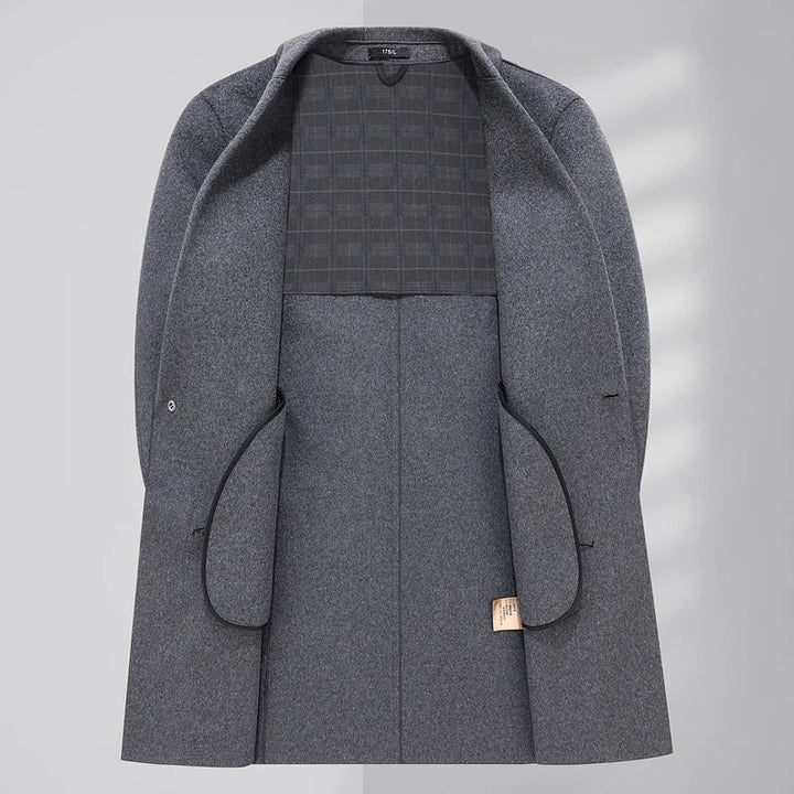 Alpine Men's Pure Wool Overcoat