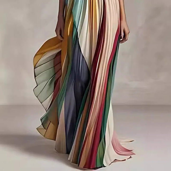 Ariana Strapless Rainbow Dress