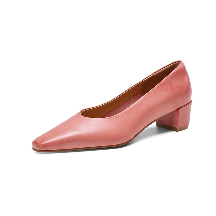 Alvina Leather Pumps