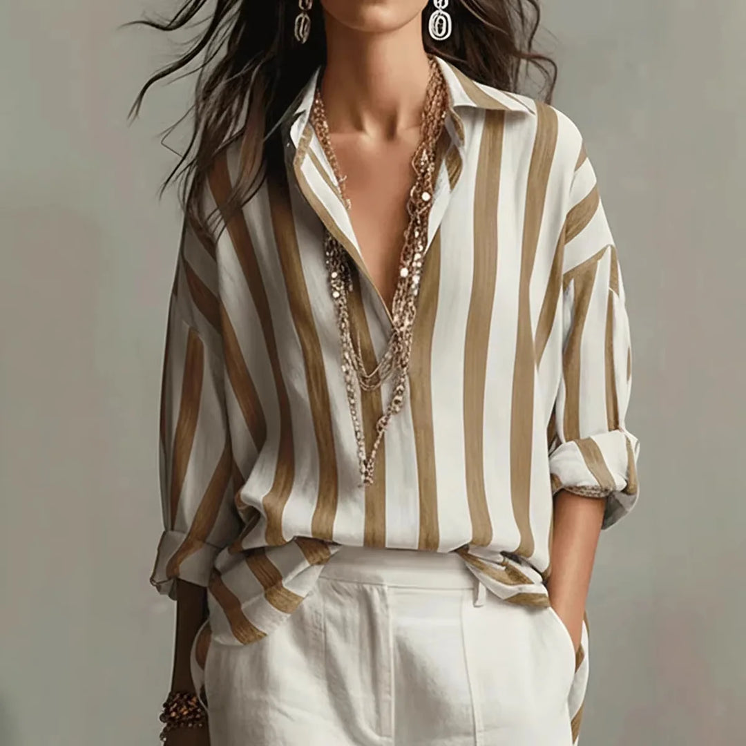 Arlena Linen Dress Shirt