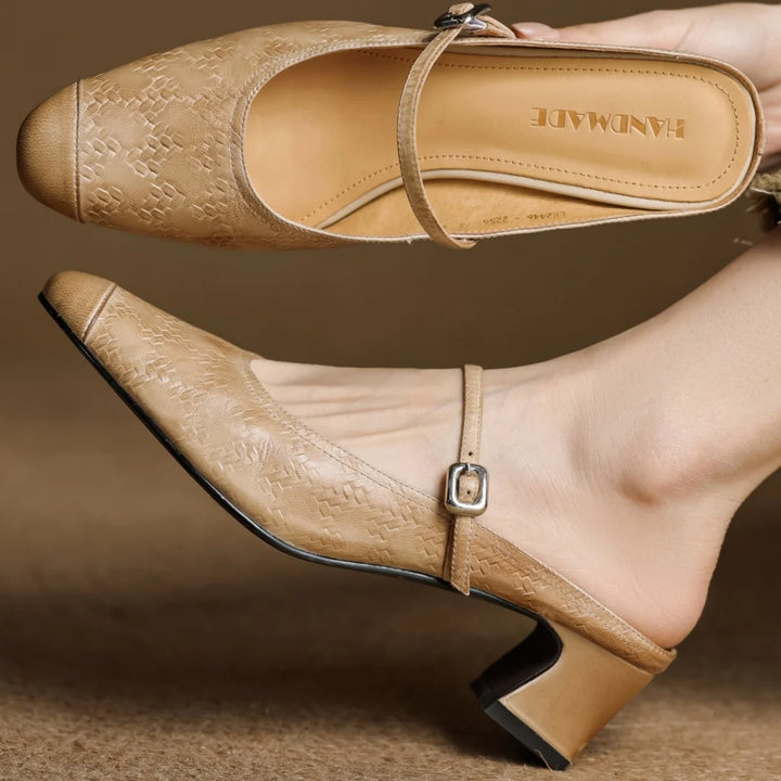 Milani Genuine Leather Mules