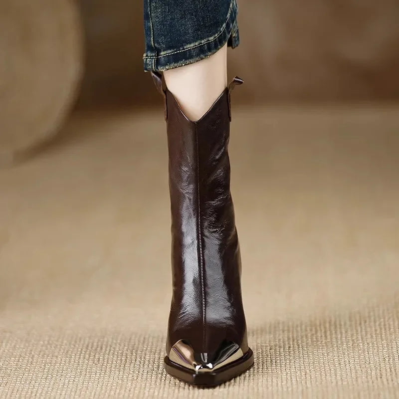 Sofia Women's Leather Ankle Boots
